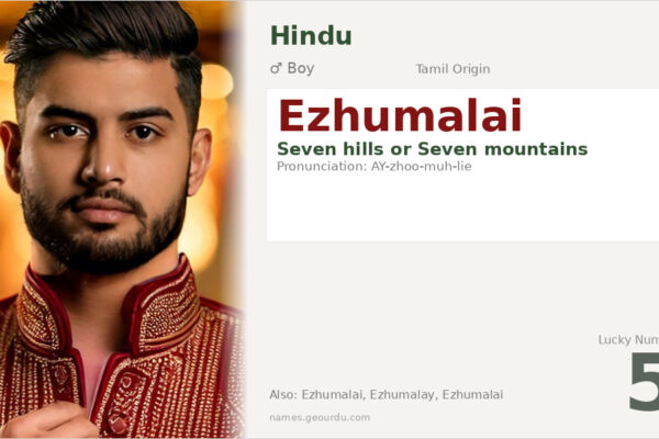 Ezhumalai Meaning — Origin, Gender & Details (2025)