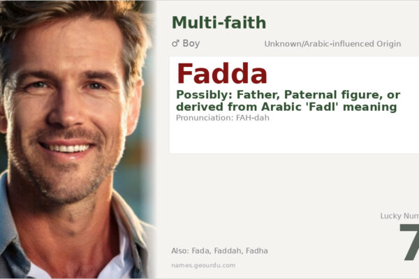 Fadda Name Meaning — Origin, Gender & Details (2025)