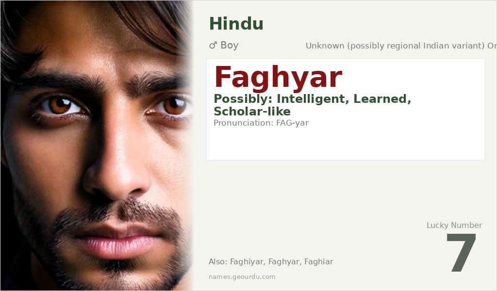 Faghyar Name Meaning and Details