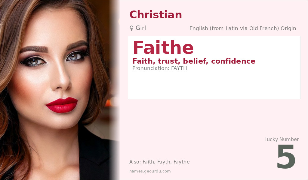 Faithe Name Meaning and Details