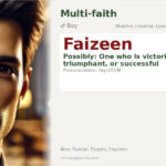 Faizeen Name Meaning and Details