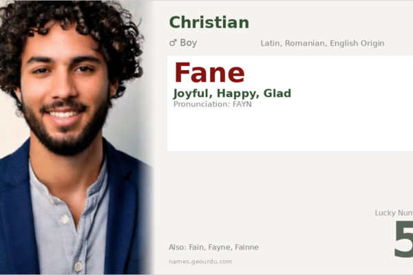 Fane Name Meaning — Origin, Gender & Details (2025)