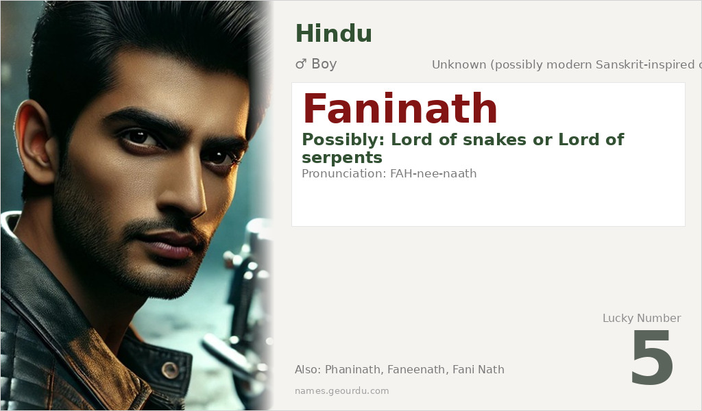 Faninath Name Meaning and Details