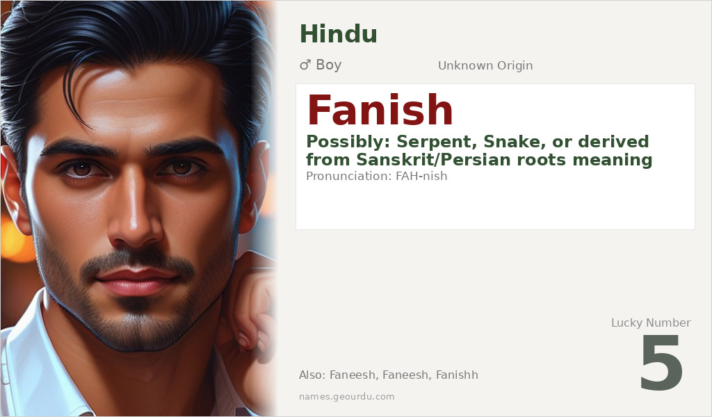 Fanish Name Meaning and Details