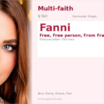 Fanni Name Meaning and Details