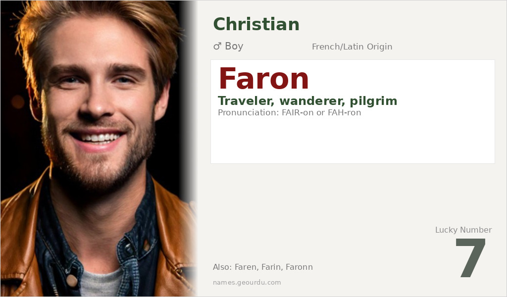 Faron Name Meaning and Details