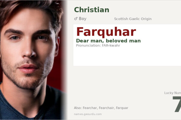 Farquhar Name Meaning — Scottish Gaelic Origin, Boy Name & History (2025)