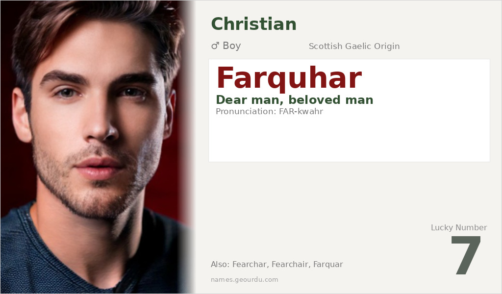 Farquhar Name Meaning and Details