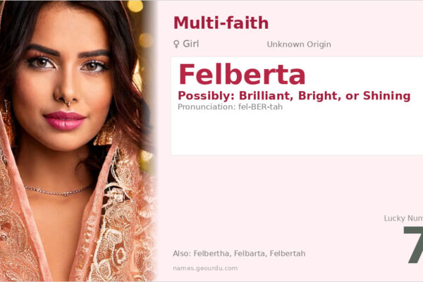 Felberta Name — Meaning, Origin & Gender Analysis (2025)