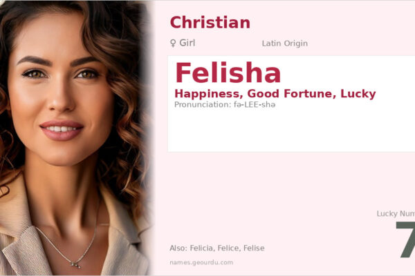 Felisha Name Meaning — Latin Origin, Girl Name & Details (2025)