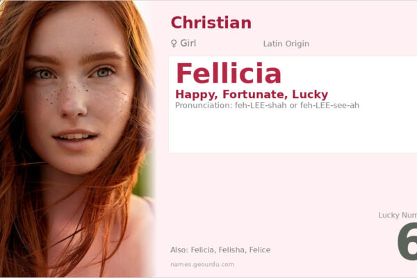 Fellicia Name Meaning — Latin Origin, Girl Name & Details (2025)