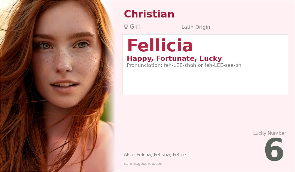 Fellicia Name Meaning and Details