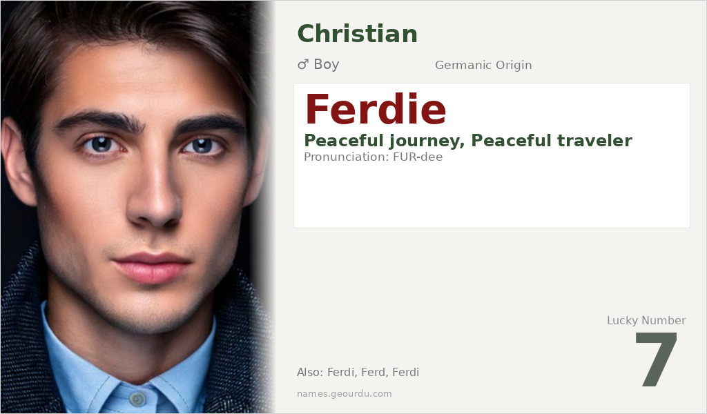 Ferdie Name Meaning and Details
