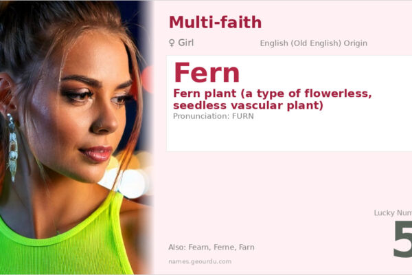 Fern Name Meaning — Origin, Gender & Details (2025)