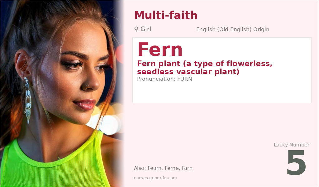 Fern Name Meaning and Details