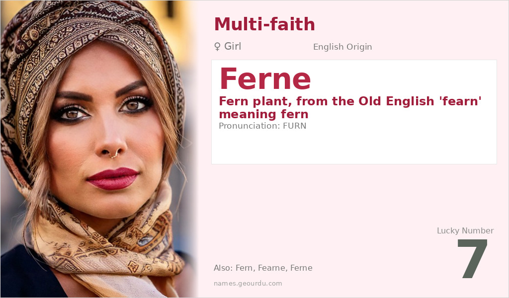 Ferne Name Meaning and Details