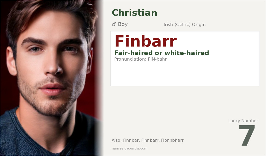 Finbarr Name Meaning and Details