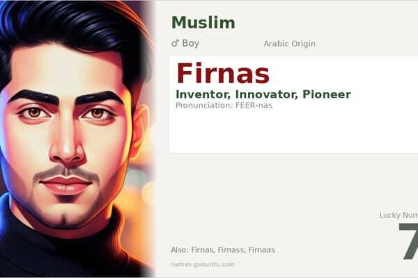 Firnas Name Meaning — Arabic Origin, Boy Name & Historical Significance (2025)