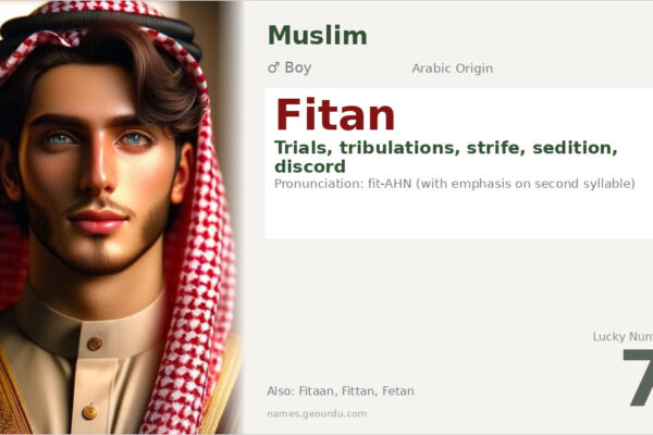 Fitan Name Meaning — Arabic Origin, Trials & Strife (2025)