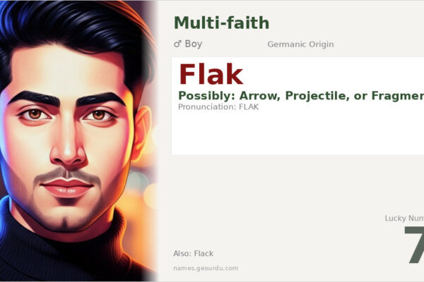 Flak Name Meaning — Origin, Gender & Details (2025)