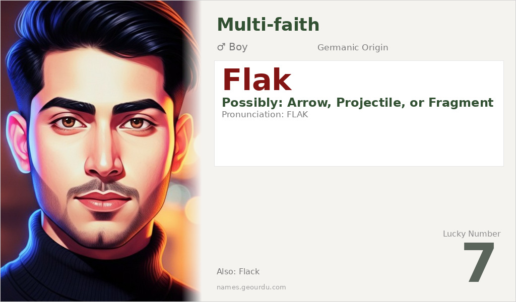 Flak Name Meaning and Details