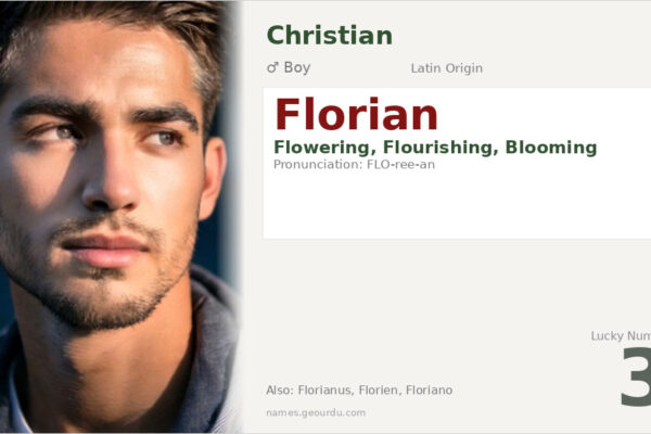 Florian Name Meaning — Latin Origin, Boy Name & History (2025)