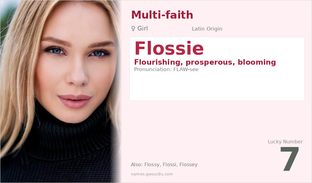 Flossie Name Meaning and Details