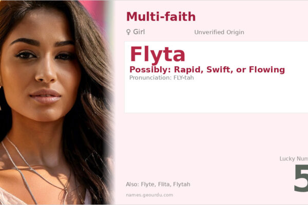 Flyta Name Meaning — Origin, Gender & Details (2025)