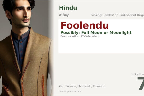 Foolendu Name Meaning — Origin, Gender & Details (2025)