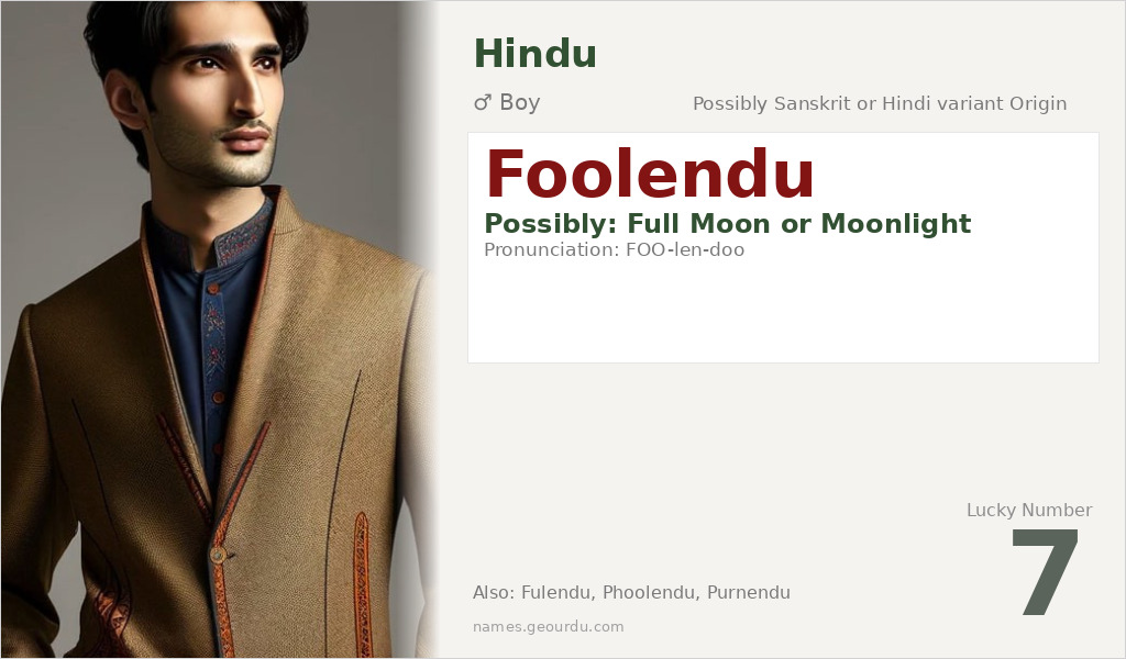 Foolendu Name Meaning and Details