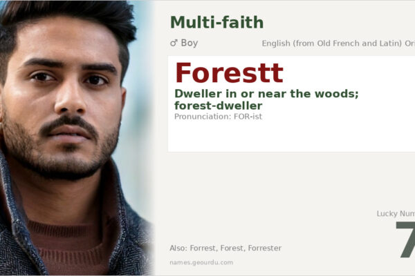 Forestt Name Meaning — Origin, Gender & Details (2025)