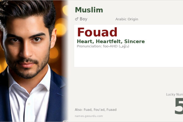 Fouad Name Meaning — Arabic Origin, Boy’s Name & Details (2025)