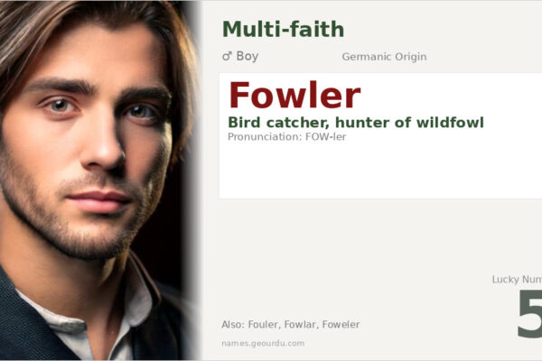 Fowler Name Meaning — English Origin, Boy Name & Details (2025)