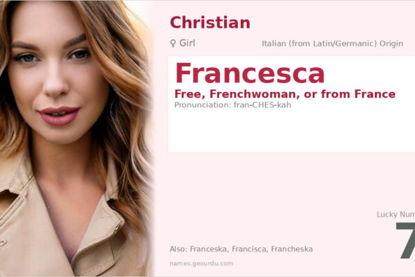 Francesca Name Meaning — Italian Origin, Girl Name & Details (2025)