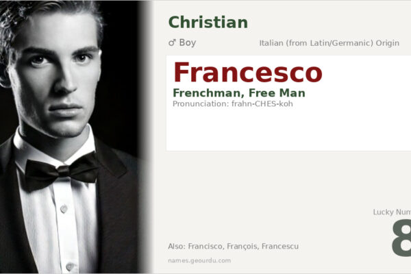 Francesco Name Meaning — Italian Origin, Boy Name & History (2025)
