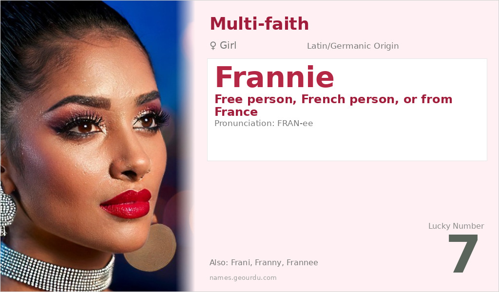 Frannie Name Meaning and Details