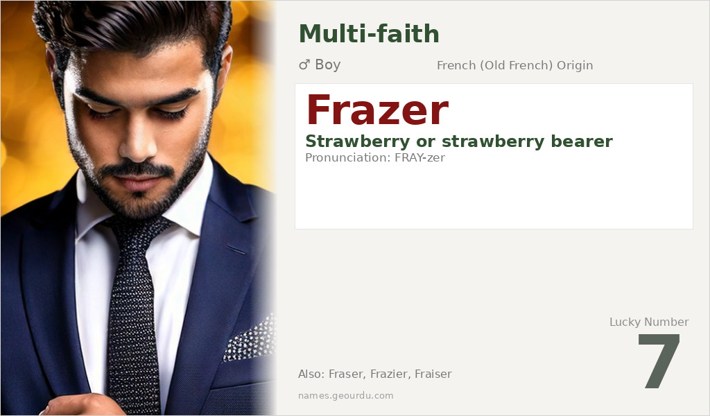 Frazer Name Meaning and Details