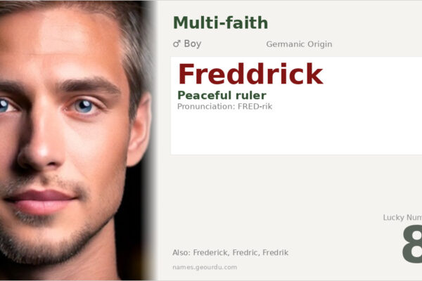 Freddrick Meaning — Germanic Origin, Boy Name & History (2025)