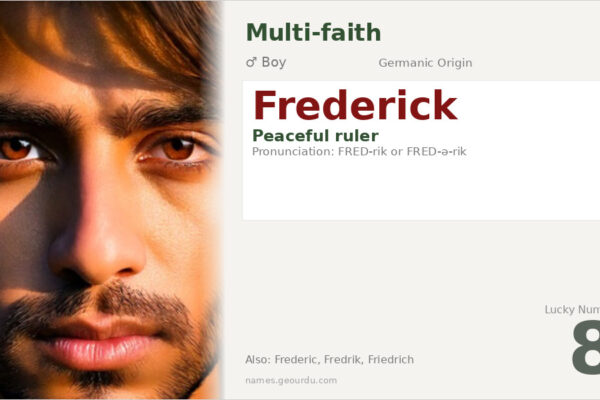 Frederick Name Meaning — Germanic Origin, Boy Name & History (2025)
