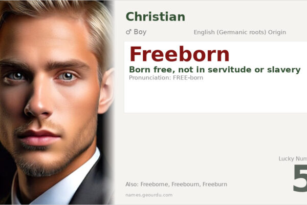 Freeborn Name Meaning — English Origin, Boy Name & History (2025)