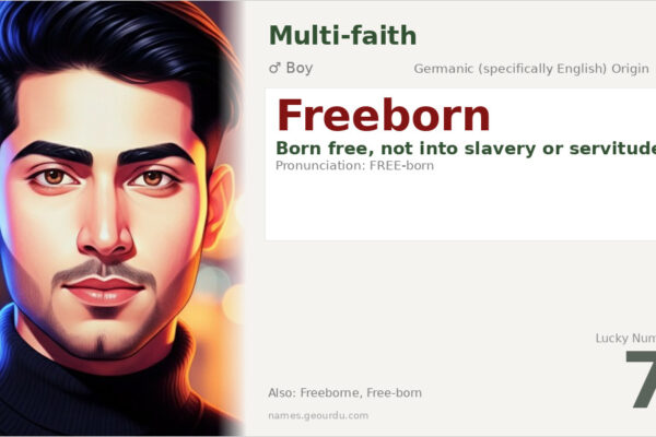 Freeborn Name Meaning — English Origin, Boy Name & History (2025)