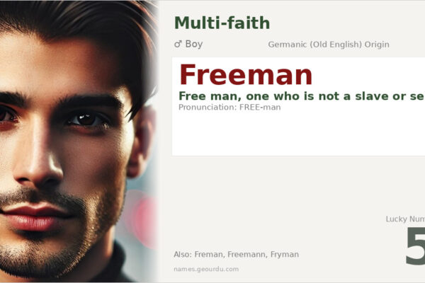 Freeman Name Meaning — Origin, Gender & Details (2025)