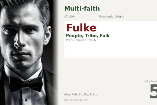 Fulke Name Meaning — Germanic Origin, Boy Name & History (2025)