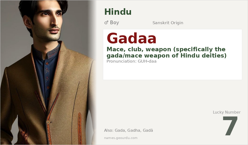 Gadaa Name Meaning and Details