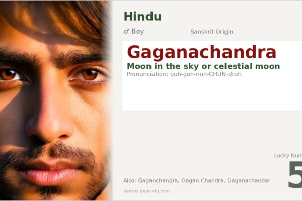 Gaganachandra Meaning — Sanskrit Origin, Boy Name & Details (2025)