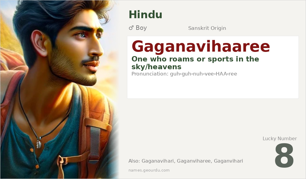 Gaganavihaaree Name Meaning and Details