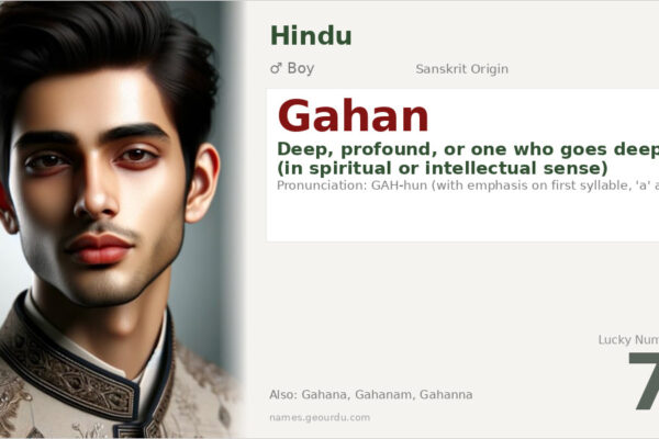 Gahan Name Meaning — Sanskrit Origin, Boy Name & Spiritual Depth (2025)