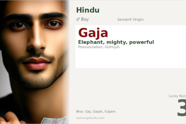 Gaja Name Meaning — Sanskrit Origin, Boy Name & Elephant Symbolism (2025)