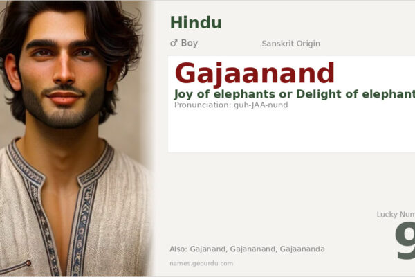 Gajaanand Meaning — Sanskrit Origin, Boy Name & Details (2025)
