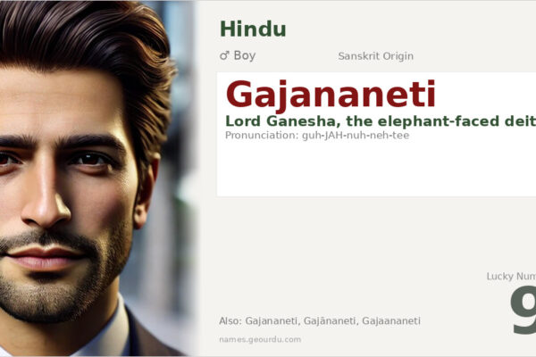 Gajananeti Meaning — Sanskrit Origin, Hindu Boy Name & Details (2025)